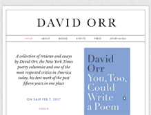 Tablet Screenshot of davidorr.com